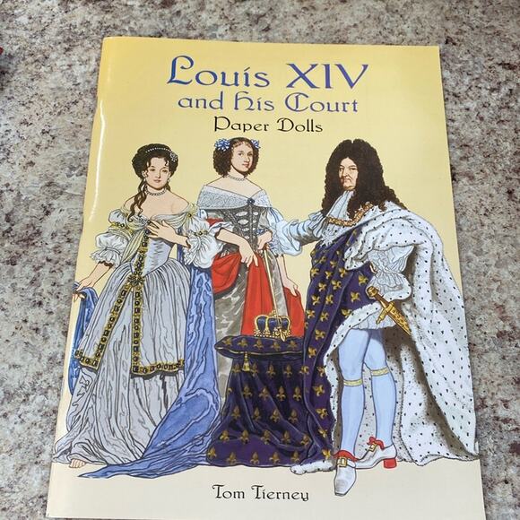 Vintage Louis XIV and his Court Paper dolls book - Picture 1 of 4